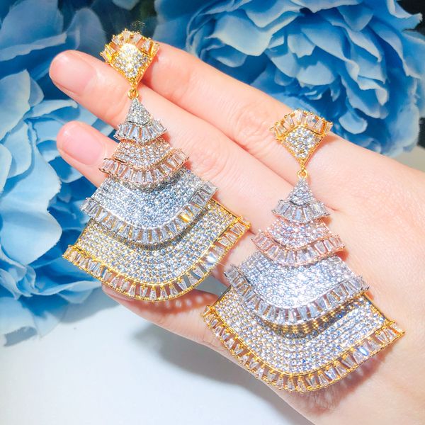 dangle & chandelier qoolady expensive vintage fan design cubic zirconia large earrings wedding engagement party dubai jewelry for women e139, Silver
dangle & chandelier qoolady expensive vintage fan design cubic zirconia large earrings wedding engagement party dubai jewelry for women e139, Silver