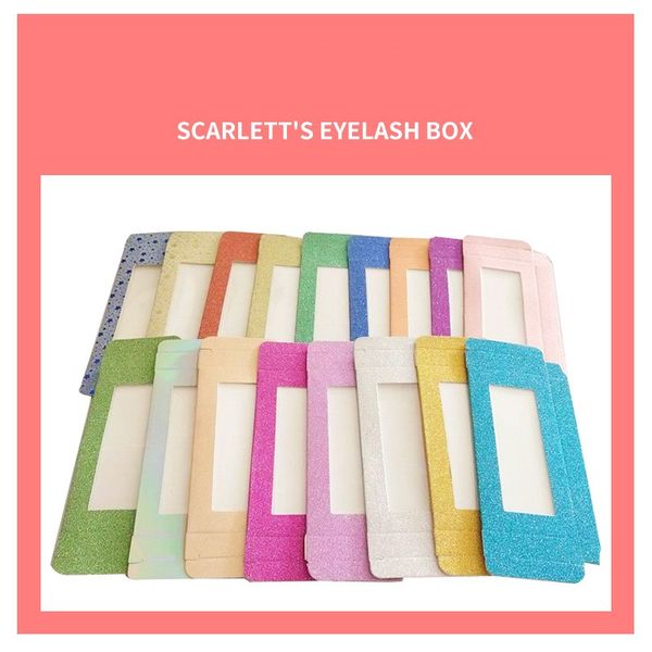new cosmetics eyelash packing box blank eyelashes package multicolor glitter paper box false eyelashes packaging box empty lashes boxes
new cosmetics eyelash packing box blank eyelashes package multicolor glitter paper box false eyelashes packaging box empty lashes boxes