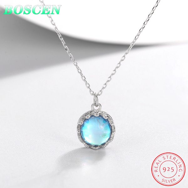 boscen crystal 925 sterling silver pendant necklace for women girl birthday gift round blue moonstone korean 2019 droplet tears
boscen crystal 925 sterling silver pendant necklace for women girl birthday gift round blue moonstone korean 2019 droplet tears