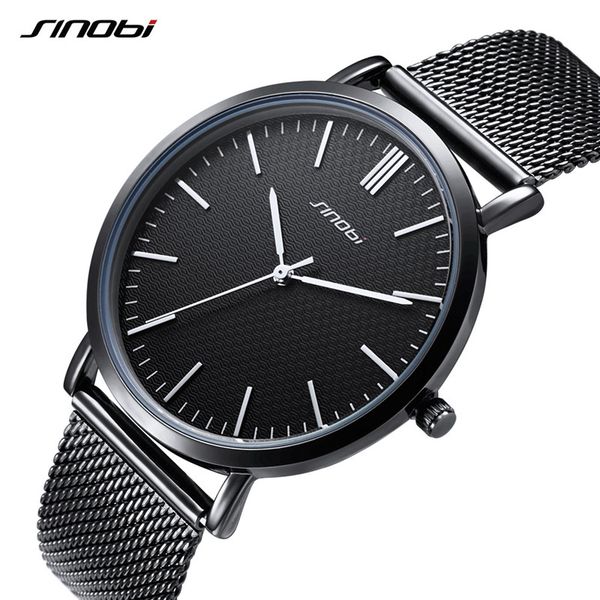 sinobi business men watch ultra thin dial quartz sport watch men stainless steel mesh watches relogio masculino, Slivery;brown
sinobi business men watch ultra thin dial quartz sport watch men stainless steel mesh watches relogio masculino, Slivery;brown