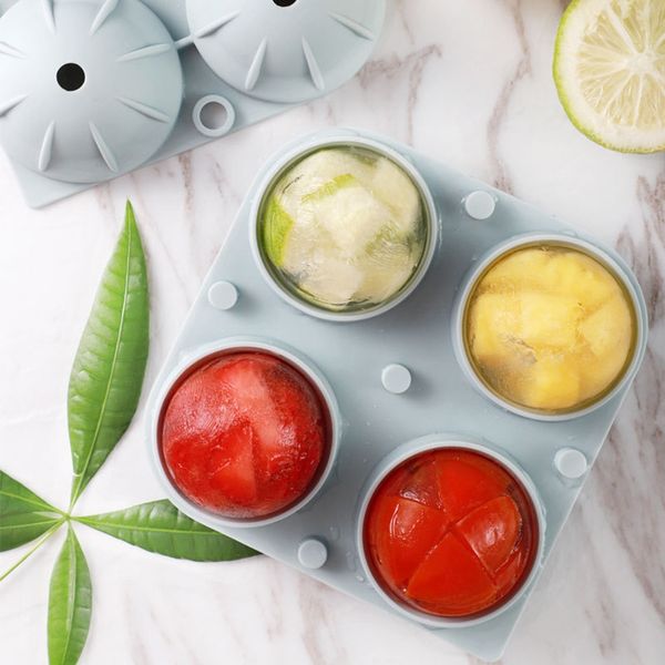 ishowtienda silicone 3d mold whiskey ice cube ball maker reusable mold sphere mould party bar tray round ice cream tools