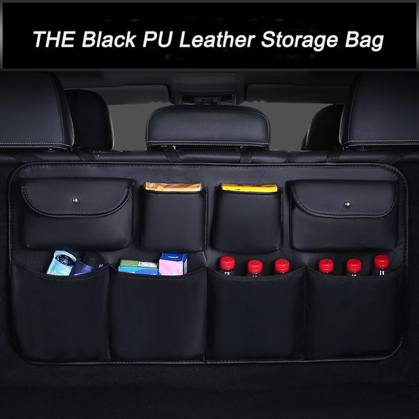 2019 new pu leather car rear seat back storage bag multi-use car trunk organizer auto stowing tidying auto interior accessories
2019 new pu leather car rear seat back storage bag multi-use car trunk organizer auto stowing tidying auto interior accessories