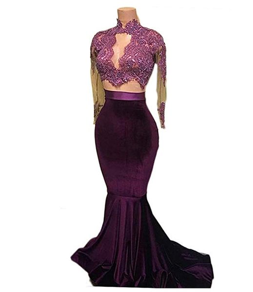 lace appliques mermaid evening dresses with long sheer sleeves jewel neck see though formal evening wear sweep train prom gown, Black;red
lace appliques mermaid evening dresses with long sheer sleeves jewel neck see though formal evening wear sweep train prom gown, Black;red