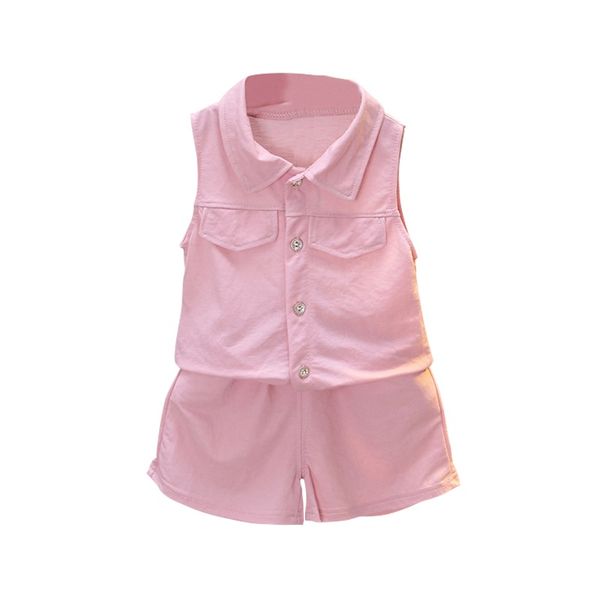 summer girl cute shorts sets baby girl solid color sleeveless vest blouse shorts casual outfits clothes, White
summer girl cute shorts sets baby girl solid color sleeveless vest blouse shorts casual outfits clothes, White