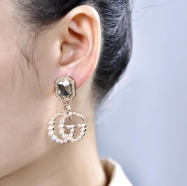 2019 women's jewelry fashion earrings letters 18k silver plated sterling silver women's earrings e07763, Golden;silver
2019 women's jewelry fashion earrings letters 18k silver plated sterling silver women's earrings e07763, Golden;silver