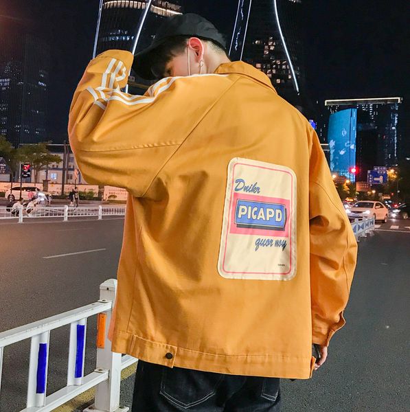 japanese handsome korean style fashion trend student hip hop harajuku wind jacket streetwear boys korean loose port wind jacket, Black;brown
japanese handsome korean style fashion trend student hip hop harajuku wind jacket streetwear boys korean loose port wind jacket, Black;brown
