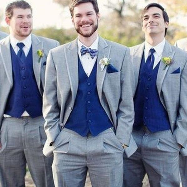 new two buttons light grey groom tuxedos peak lapel groomsmen man suits mens wedding suits (jacket+pants+vest+tie) 704, Black;gray
new two buttons light grey groom tuxedos peak lapel groomsmen man suits mens wedding suits (jacket+pants+vest+tie) 704, Black;gray