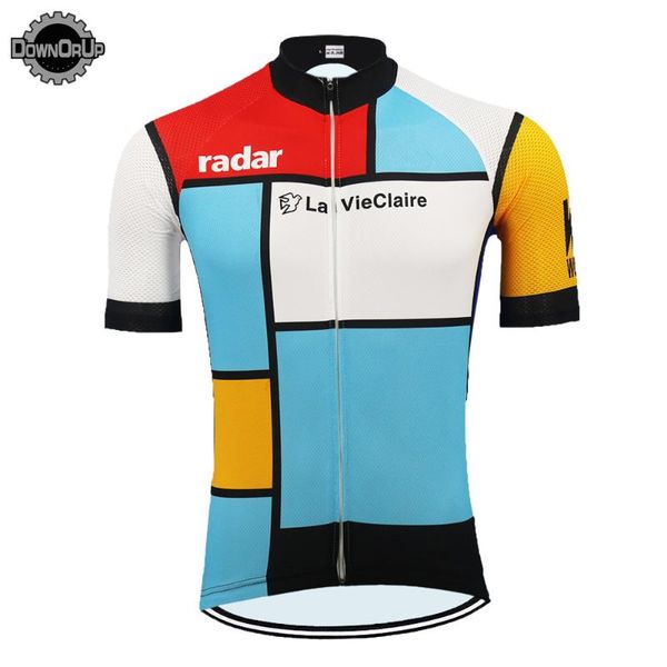 retro men cycling jersey blue/red/white summer team bike cycling jersey triathlon mtb racing clothes maillot, Black;red
retro men cycling jersey blue/red/white summer team bike cycling jersey triathlon mtb racing clothes maillot, Black;red