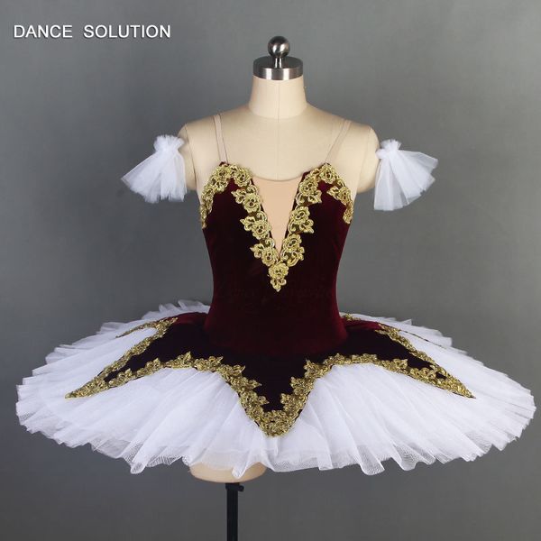 burgundy velvet professional ballet costume pleated tulle pancake tutu for girls performance competition dresses 11 sizes bll062, Black;red
burgundy velvet professional ballet costume pleated tulle pancake tutu for girls performance competition dresses 11 sizes bll062, Black;red