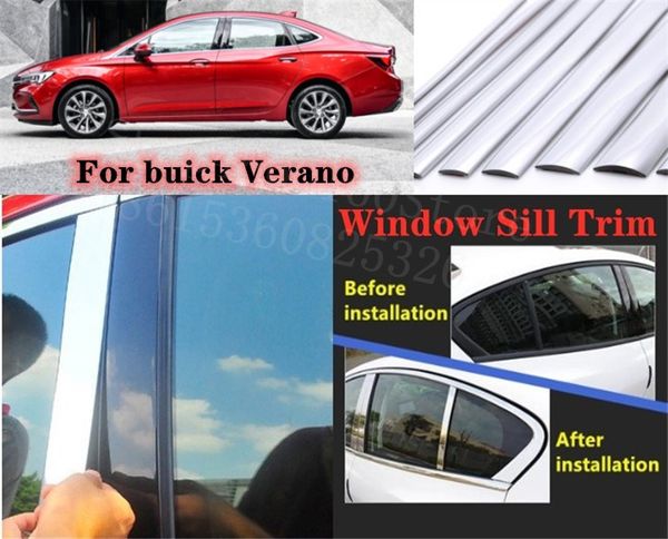 puou high-quality car full window pillar trim cover stainless steel chrome decoration for verano car styling
puou high-quality car full window pillar trim cover stainless steel chrome decoration for verano car styling