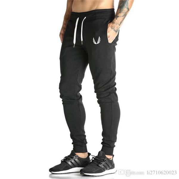 men full sportswear pants casual elastic cotton mens fitness workout pants skinny sweatpants trousers jogger pants, Black
men full sportswear pants casual elastic cotton mens fitness workout pants skinny sweatpants trousers jogger pants, Black