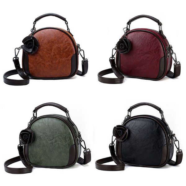 women ladies retro flower crossbody shoulder bag tote messenger leather satchel handbag top handle bags
women ladies retro flower crossbody shoulder bag tote messenger leather satchel handbag top handle bags