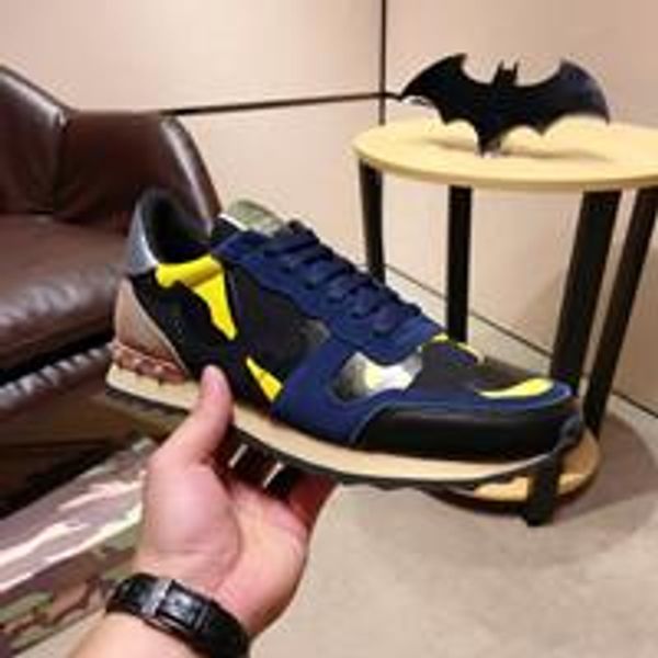 designer luxury hand womens mens studded leather rock runner shoes camo camouflage sneakers studded rockrunner casual trainers walking shoes, Black
designer luxury hand womens mens studded leather rock runner shoes camo camouflage sneakers studded rockrunner casual trainers walking shoes, Black
