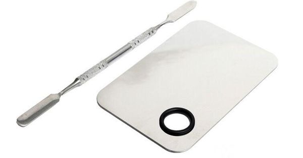 pro cosmetic nail makeup mixing palette spatula tool professional stainless steel hands-matte packaging
pro cosmetic nail makeup mixing palette spatula tool professional stainless steel hands-matte packaging