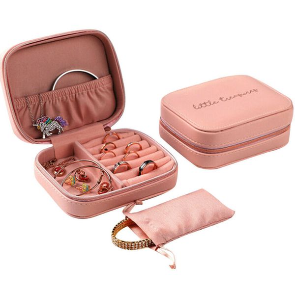 cosmetic bags & cases protable travel leather jewelry multi-function storage box case holder earring necklace simple girl plate organizer
cosmetic bags & cases protable travel leather jewelry multi-function storage box case holder earring necklace simple girl plate organizer