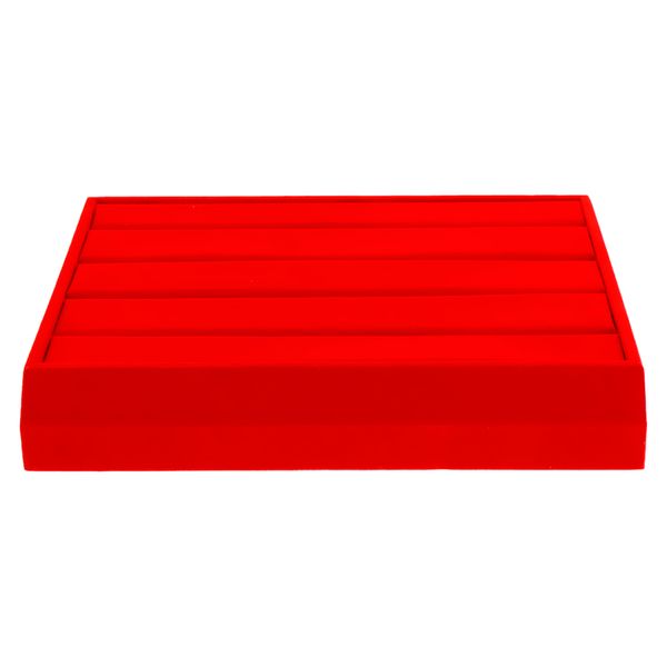 red velvet ring trays bangle showcase counter display jewelry holder box, Black;white
red velvet ring trays bangle showcase counter display jewelry holder box, Black;white