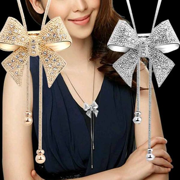 iparam fashion jewelery 2019 long female pendant necklace collier femme bow clip colares femininos mujer bijoux, Silver
iparam fashion jewelery 2019 long female pendant necklace collier femme bow clip colares femininos mujer bijoux, Silver