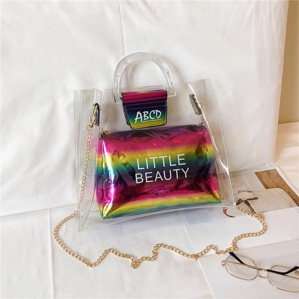 2020 brand women bags transparent handbag clear pvc jelly small tote messenger bags female crossbody shoulder clutch
2020 brand women bags transparent handbag clear pvc jelly small tote messenger bags female crossbody shoulder clutch
