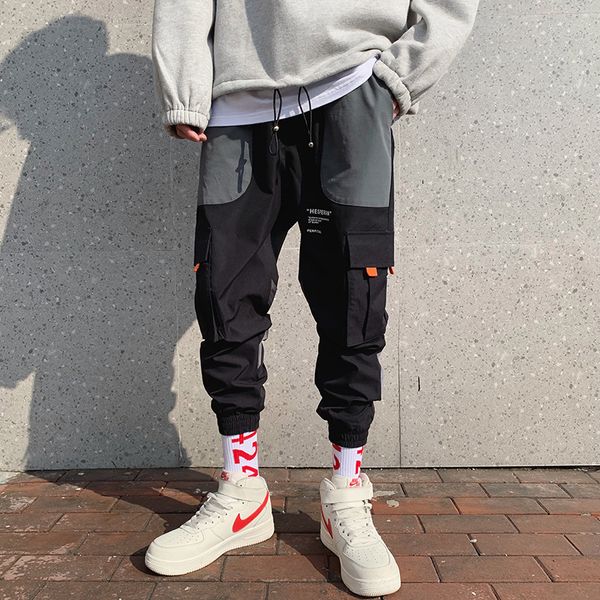 men's pants 2019 latest fashionable midweight ankle length harem safari style casual pencil pants with side pockes for male, Black
men's pants 2019 latest fashionable midweight ankle length harem safari style casual pencil pants with side pockes for male, Black