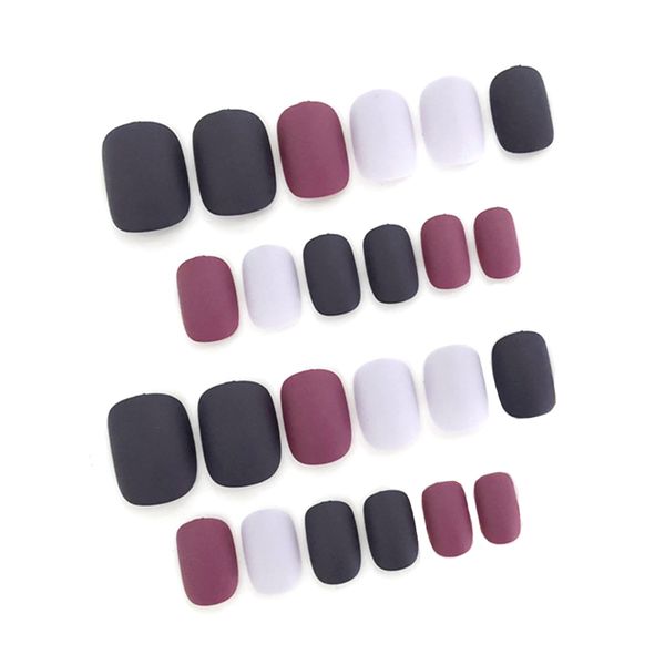 24pcs/box diy fashion cover manicure professional short type nail tips long lasting art decor easy remove false fake acrylic, Red;gold
24pcs/box diy fashion cover manicure professional short type nail tips long lasting art decor easy remove false fake acrylic, Red;gold