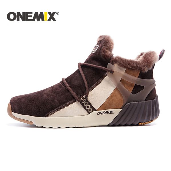 onemix winter men's boots warm wool sneakers outdoor athletic sport shoes comfortable running shoes plus size eu 36-46
onemix winter men's boots warm wool sneakers outdoor athletic sport shoes comfortable running shoes plus size eu 36-46