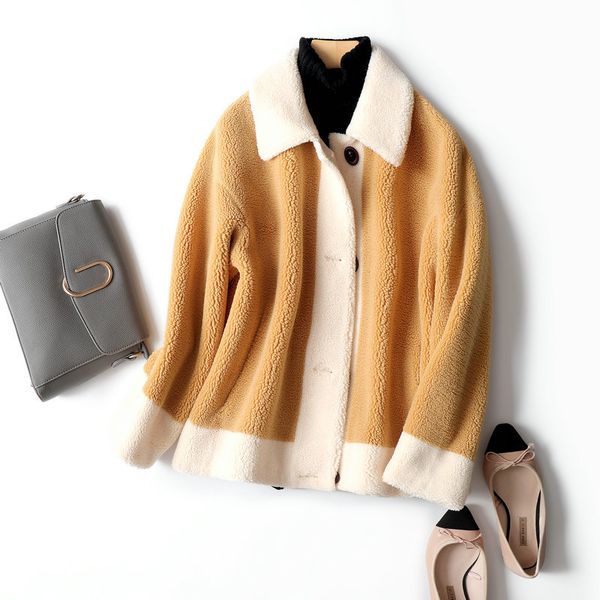 autumn winter coat women fluffy jacket autumn button plush thick casual lamb winter fur coat female overcoat, Black
autumn winter coat women fluffy jacket autumn button plush thick casual lamb winter fur coat female overcoat, Black