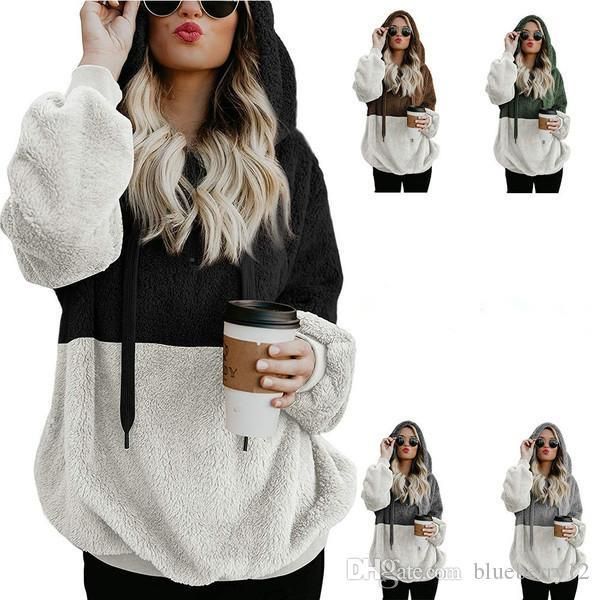 women fashion hoodies warm fluffy teddy hoodie long sleeve pullovers with 5 colors women clothes fluffy sweatshirts, Black
women fashion hoodies warm fluffy teddy hoodie long sleeve pullovers with 5 colors women clothes fluffy sweatshirts, Black
