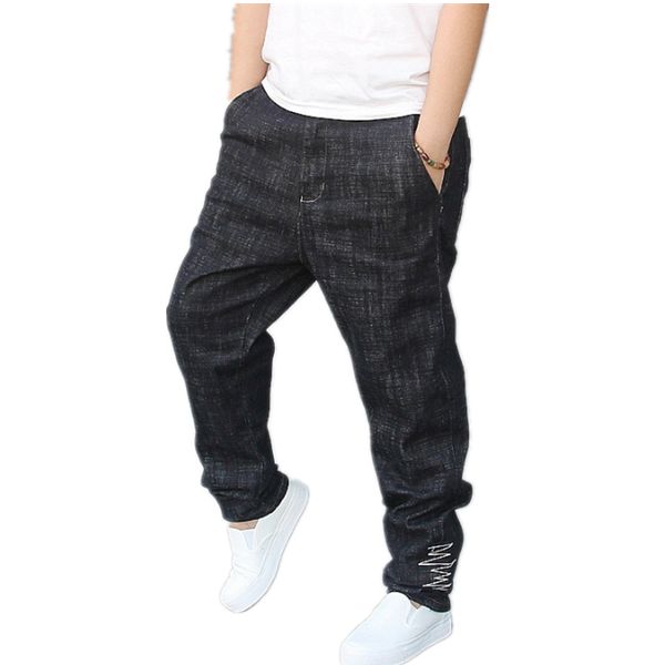 hip hop men jeans loose baggy harem pants plus size hiphop mens boys street harlan denim trousers joggers fashions men's bottoms, Blue
hip hop men jeans loose baggy harem pants plus size hiphop mens boys street harlan denim trousers joggers fashions men's bottoms, Blue