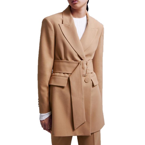 spring 2019 casual khaki womens clothing long blazer women long sleeve coat women lace-up blazer femme, White;black
spring 2019 casual khaki womens clothing long blazer women long sleeve coat women lace-up blazer femme, White;black