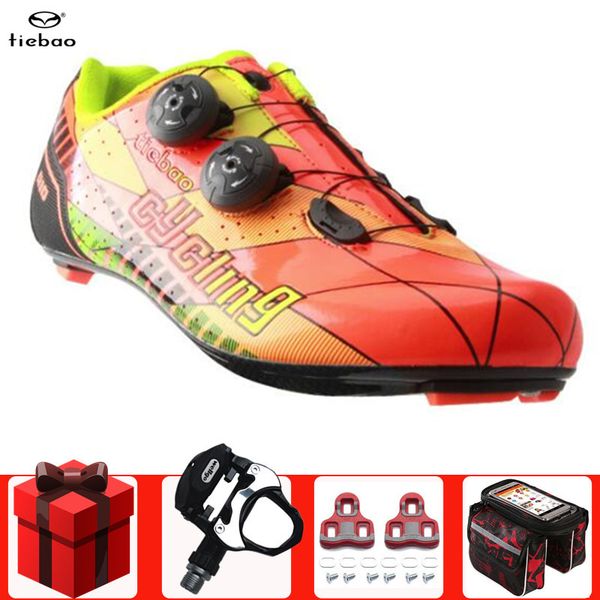 tiebao road carbon fiber cycling shoes men pedal set bicycle ultralight self-locking bike shoes sneakers sapatos de ciclismo, Black
tiebao road carbon fiber cycling shoes men pedal set bicycle ultralight self-locking bike shoes sneakers sapatos de ciclismo, Black