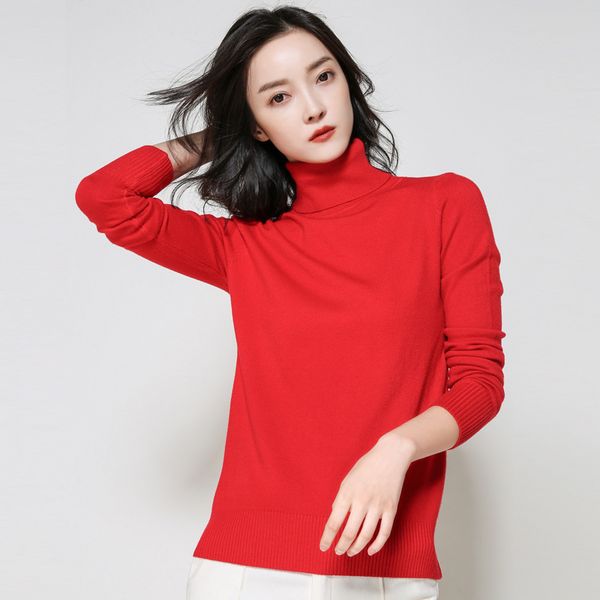 dasswei women knitted turtleneck sweater 2019 autumn winter fashion female casual solid sweater slim jumper soft pullovers, White;black
dasswei women knitted turtleneck sweater 2019 autumn winter fashion female casual solid sweater slim jumper soft pullovers, White;black