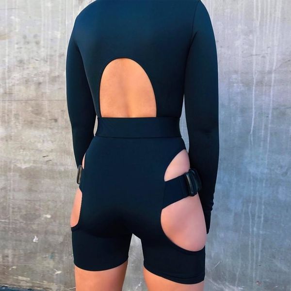 jumpsuit ladies jumpsuits for women out zip front unitard skinny solid buckle rompers fashion turtleneck hollow out overalls, Black;white
jumpsuit ladies jumpsuits for women out zip front unitard skinny solid buckle rompers fashion turtleneck hollow out overalls, Black;white