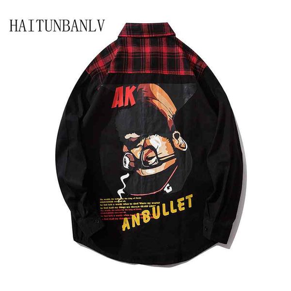 new hip hop men shirt long sleeve fashion character avatars pocket male shirts clothing casual harajuku shirt, White;black
new hip hop men shirt long sleeve fashion character avatars pocket male shirts clothing casual harajuku shirt, White;black