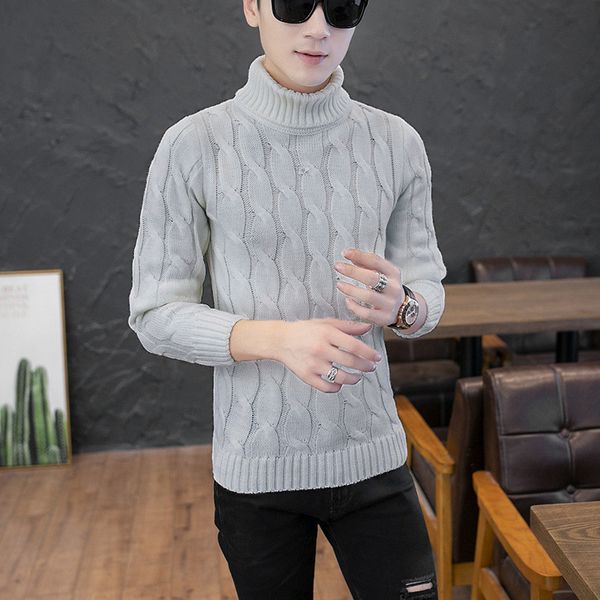 winter mens solid designer sweaters fashion pullover turtle neck long sleeve clothing casual slim mens apparel, White;black
winter mens solid designer sweaters fashion pullover turtle neck long sleeve clothing casual slim mens apparel, White;black
