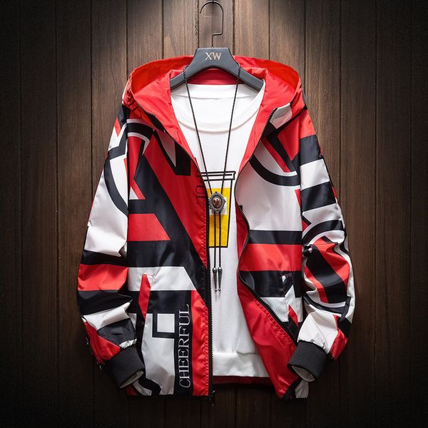 men's jackets the two-sided jacket, 2021 fashion geometric pattern windbreaker, lightweight outerwearm-7xl, Black;brown 
men's jackets the two-sided jacket, 2021 fashion geometric pattern windbreaker, lightweight outerwearm-7xl, Black;brown