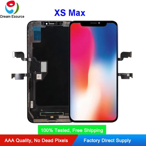 

premium hard oled lcd screen incell & double cof technology display module for iphone xs max assembly quality assurance & dhl shipping