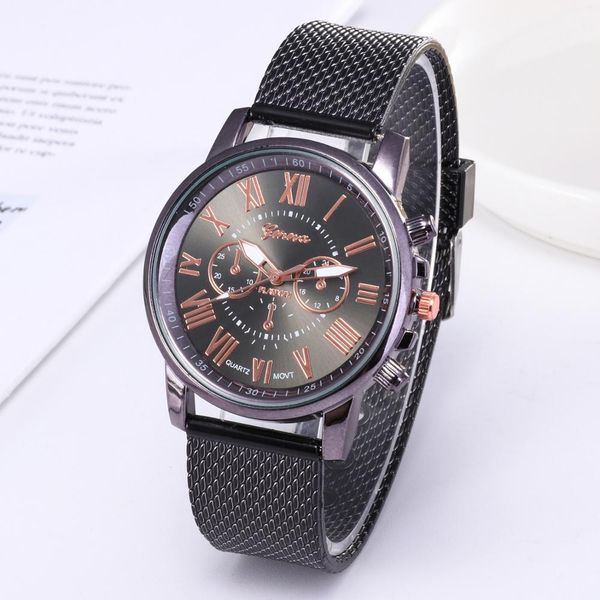 of foreign trade explosions geneva three-eye ladies watch double-faced roman digital watch unisex, Slivery;brown
of foreign trade explosions geneva three-eye ladies watch double-faced roman digital watch unisex, Slivery;brown