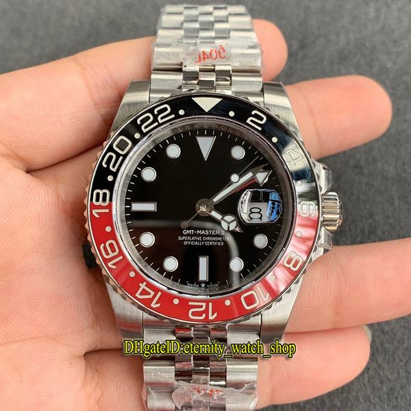 v2 version gmf 126710 gmt ii cal.3285 automatic 116710 mens watch 904l steel pepsi ceramic bezel black dial correct hand stack watches, Slivery;brown
v2 version gmf 126710 gmt ii cal.3285 automatic 116710 mens watch 904l steel pepsi ceramic bezel black dial correct hand stack watches, Slivery;brown