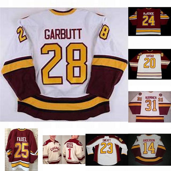 Mens Chicago Wolves 28 Ryan Garbutt 1 Young 24 Derek MacKenzie 23 Bill Sweatt 7 Chelios 20 Darren Haydar 14 Matt Anderson Hockey Jersey
Mens Chicago Wolves 28 Ryan Garbutt 1 Young 24 Derek MacKenzie 23 Bill Sweatt 7 Chelios 20 Darren Haydar 14 Matt Anderson Hockey Jersey