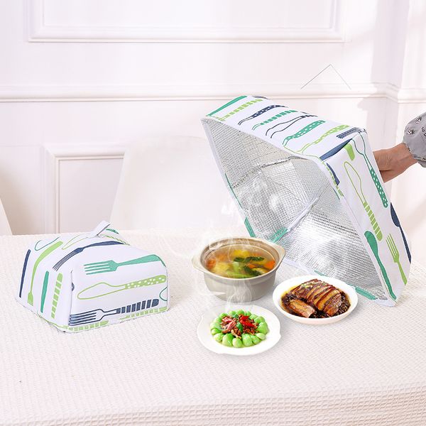 2 size foldable insulated food cover dustproof rice storage covers with aluminu foil table kitchen accessories
2 size foldable insulated food cover dustproof rice storage covers with aluminu foil table kitchen accessories