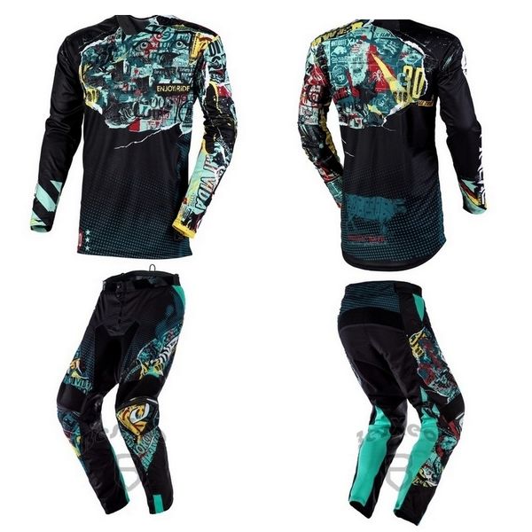 2019 new 2 colors mx mayhem savage motorcycle jersey pants gear set motocross combination driving riding motorbike racing suit, Black
2019 new 2 colors mx mayhem savage motorcycle jersey pants gear set motocross combination driving riding motorbike racing suit, Black