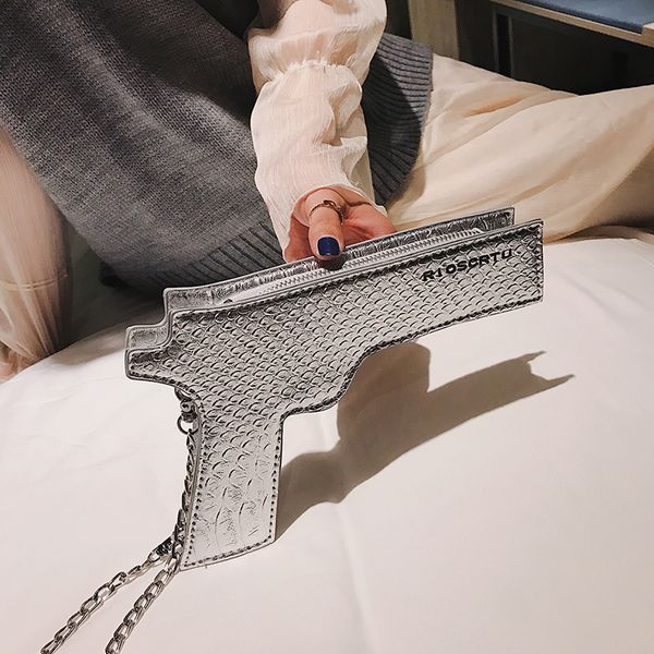 pistol pu leather crossbody bags for women 2019 mini shoulder messenger bag with metal handle lady travel totes
pistol pu leather crossbody bags for women 2019 mini shoulder messenger bag with metal handle lady travel totes