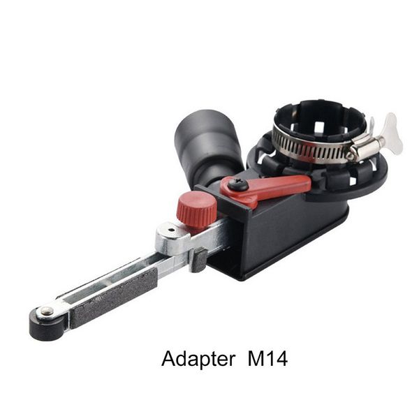 electric angle grinder mini sander sanding belt adapter bandfile belt head sander for 115mm 4.5" and 125mm 5" with m10/m14
electric angle grinder mini sander sanding belt adapter bandfile belt head sander for 115mm 4.5" and 125mm 5" with m10/m14