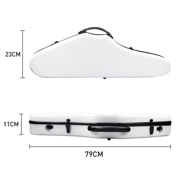 4/4 full size triangular shape violin hard case bag professional parts frosted with carry handle straps
4/4 full size triangular shape violin hard case bag professional parts frosted with carry handle straps