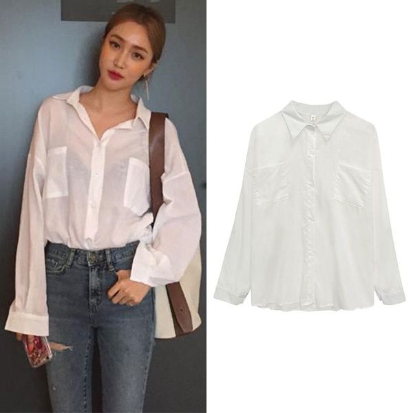 women's blouses & shirts ladies white shirt perspective sunscreen long-sleeved lady beach cover up clothes blouse 2021
women's blouses & shirts ladies white shirt perspective sunscreen long-sleeved lady beach cover up clothes blouse 2021