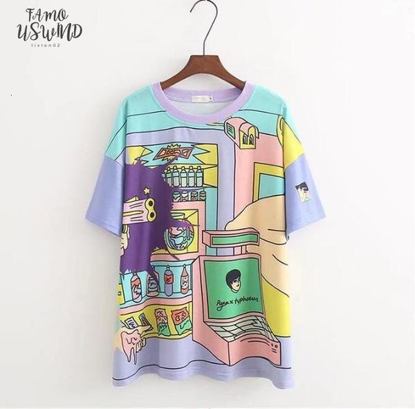 2020 new fashion women t shirts cartoon print loose turtleneck t shirt female drop shipping good quality, White
2020 new fashion women t shirts cartoon print loose turtleneck t shirt female drop shipping good quality, White
