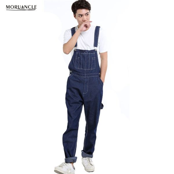 moruancle fashion men's denim overalls with pockets baggy jeans jumpsuits for male plus size 28-46 suspender pants, Blue
moruancle fashion men's denim overalls with pockets baggy jeans jumpsuits for male plus size 28-46 suspender pants, Blue