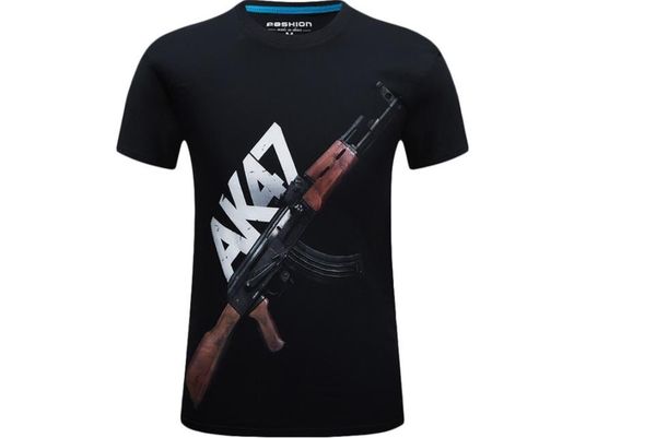 2020 summer 3d t-shirts men printed ak 47 gun funny casual short sleeve t shirt cotton o-neck male punk tees 5xl 6xl, White;black
2020 summer 3d t-shirts men printed ak 47 gun funny casual short sleeve t shirt cotton o-neck male punk tees 5xl 6xl, White;black