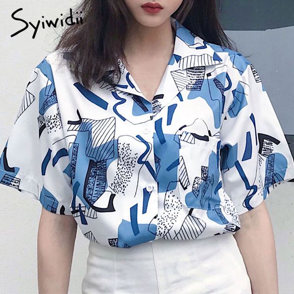 fashion woman blouses 2019 new blue print white shirts women loose free style harajuku blouse short sleeve pocket vintage blouse
fashion woman blouses 2019 new blue print white shirts women loose free style harajuku blouse short sleeve pocket vintage blouse