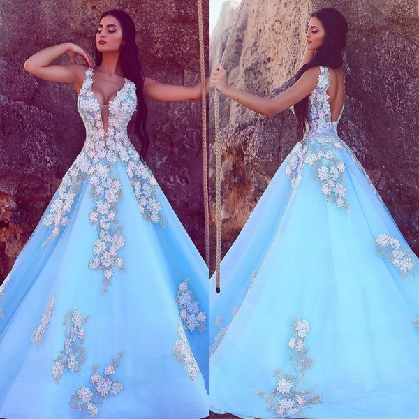 2020 blue arabic prom dresses v neck lace appliqued floor length evening dress a line custom made special occasion gowns, Black;red
2020 blue arabic prom dresses v neck lace appliqued floor length evening dress a line custom made special occasion gowns, Black;red